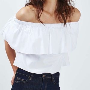 Topshop off the shoulder top
